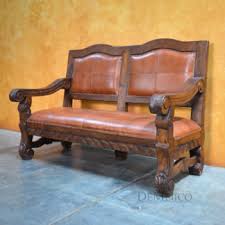 Stunning spanish revival is socal living at its finest for $17.9m. Spanish Benches Custom Made Sofas Rustic Wood Benches Demejico