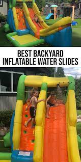 Best Inflatable Water Slides For Sale Backyard Water Slides Inflatable Water Park Slip And Sl Water Slides Backyard Kids Water Slide Backyard Water Parks