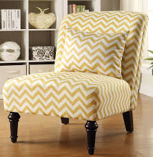 Coaster 902019 Accent Chair White Yellow Chevron These Beautiful Accent Chairs With Classic Legs Hav Yellow Accent Chairs Chevron Accent Chairs Accent Chairs