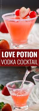Love Potion Vodka Cocktail The Best Drink For Valentine S Day This Love Potion Cocktail Is Made With Jus Cocktail Drinks Vodka Vodka Cocktails Vodka Recipes