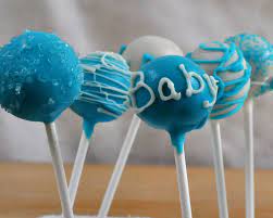 Beki Cook S Cake Blog Twin Boys Baby Shower Cake Pops