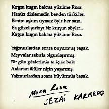 Bir Gun Gozlerimin Ta Icine Bak Anlarsin Oluler Nicin Yasarmis Sezai Karakoc Sozlerorijinal Ilham Verici Alintilar Ilham Veren Sozler Ozlu Sozler