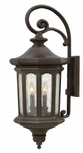 Hinkley 1605oz Raley Traditional Oil Rubbed Bronze Outdoor Wall Light Fixture Hin 1605oz