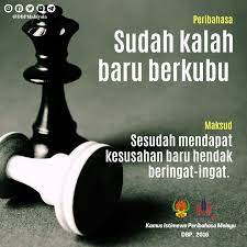 Slide 3 of 3 of jangan sudah terhantuk, baru terngadah. Dewan Bahasa Dan Pustaka Malaysia Peribahasa Peribahasa Dekadbahasakebangsaan Bahasajiwabangsa Malaysiamembaca Klwbc2020 Facebook