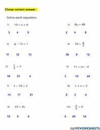 Algebra math worksheets algebra math printable worksheets for teachers, parents and kids to practice basic algebra, system of equations and quadratic equations. Pre Algebra Worksheets And Online Exercises