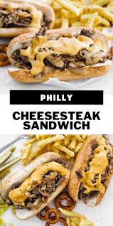 Easy Philly Cheesesteak Sandwich Recipe Recipe Philly Cheese Steak Cheese Steak Sandwich Homemade Cheese Sauce