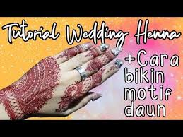 Tutorial Wedding Henna By Hikmahapril Youtube Di 2020 Henna Tangan Henna Buatan Tangan