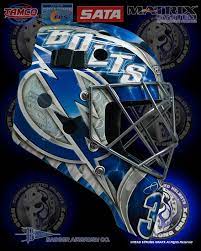 Big Ben Clock On Bishop S New Lightning Mask Goalie Mask Hockey Helmet Hockey Mask