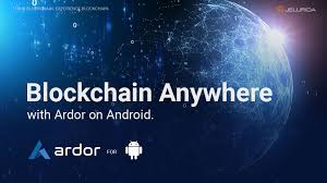 Proof of stake, a consensus algorithm for many cryptocurrencies. Blockchain Anywhere With Ardor On Android Jelurida