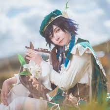 Venti Cosplay In 2021 Genshin Impact Cosplay Cosplay Anime Best Cosplay