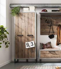 Bellissimo Armadio Da Ingresso Industry 2 Ante Cemento E Rovere Invecchiato Made In Italy Armadio Ingresso Mobili Ingresso Industrial Arredamento Ingresso