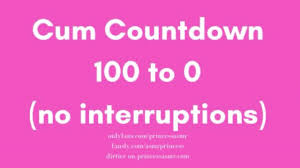 Dildo JOI Pleasure - Countdown to Cum