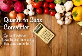 Quarts To Cups Converter The Calculator Site