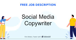 Just 20 years ago finding jobs had to be done at job fairs or by reading newspapers. Social Media Copywriter Job Description Jobsoid