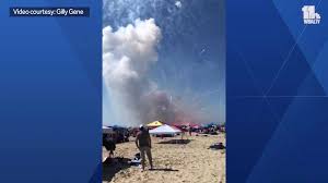 The fireworks shows in ocean city, md., have been canceled after one of the displays unexpectedly detonated hours ahead of schedule, according to the maryland state highway administration. Kcdai2je Lz1cm