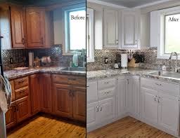 paint kitchen cabinets before after