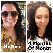 Monat hair transformation: defined curls, volume
