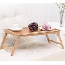 Yazi Vintage Natural Bamboo Folding Tea Coffee Table Computer Pc Desk Tray Bedroom Living Room Home Living Room Coffee Table Coffee Table Computer Coffee Table