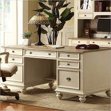 Riverside Coventry Two Tone Executive Desk 1 793 25 White Executive Desk White Home Office Furniture Desk Furniture