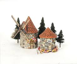 Z Scale Windmill And Hermitage Building Crafts Gingerbread House Decorations Windmill