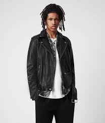 Men S Leather Jackets Leather Biker Jackets Allsaints