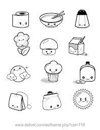 Dibujos Kawaii Para Colorear Buscar Con Google Cute Food Drawings Kawaii Doodles Cute Drawings