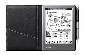 Sharp Electronic Notebook Black Based Wg S50 In 2020 Ebook Reader Notebook Tablet