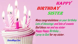 Short Birthday Wishes For Elder Sister In English Happy Birthday My Beautiful Big Younger And Little Sister Wishes Sms In 2020 Birthday Messages For Sister Sister Birthday Quotes Birthday Wishes For Sister