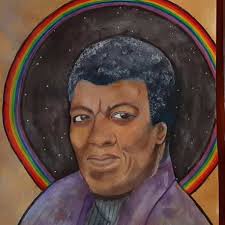 Verlena Johnson is a student affairs officer in the Department of  Architecture and Urban Design at UCLA. But she's also a multi-media visual  artist with a published children's book and a series