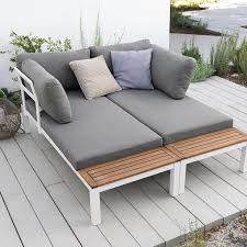 Gartenlounge Element Mit Kissen 3 Sitzer 172x76x73cm Grau At In 2020 Lounge Mobel Balkon Garten Lounge Lounge Mobel Terasse