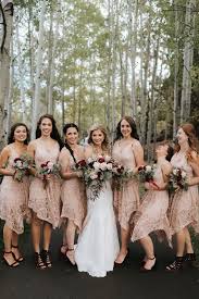 Lace Bridesmaid Dresses Blush Knee Length Bridesmaid Dresses Broken Top Club Bridesmaid Bridesmaid Dresses Blush Bridesmaid Dresses