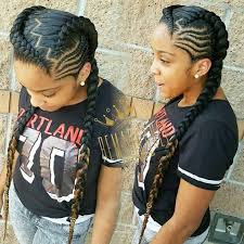 African American Two French Braids Black Hairstyles Frisuren 2020 Hochzeitsfrisuren Nageldesign 2020 Kurze Frisuren Two Braid Hairstyles Cornrow Hairstyles African Braids Hairstyles