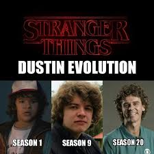 Stranger Things Memes Dustin Evolution Meme 94 Wattpad