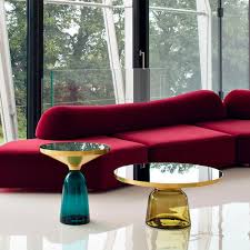 When choosing a new coffee table, use a tape measure and follow the recommendations below for height, width, depth, and placement. Contemporary Coffee Table Bell Classicon Metal Brass Wooden