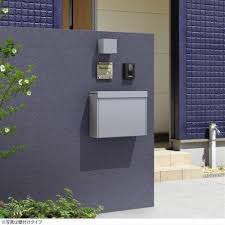 Amazon.co.jp: 三協アルミ SMA型 壁付けポスト 上入れ前出しタイプ 『郵便ポスト』 アーバングレー : DIY・工具・ガーデン