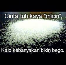 Cinta Tuh Kayak Micin Kebanyakan Jadi Bego Funny Foto Lucu Video Lucu