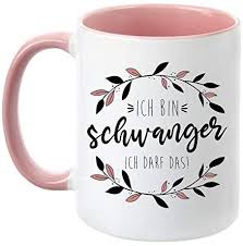 Viele frauen wünschen sich auch deshalb schon in den ersten schwangerschaftswochen eine vorsorgeuntersuchung, um sicherzugehen, dass der embryo in der. Tassenticker Ich Bin Schwanger Ich Darf Das Beidseitig Bedruckt Tasse Geschenkidee Geschenk Werdende Mama Schwangere Frau Schwangerschaft Kaffeetasse Rosa Amazon De Kuche Haushalt Wohnen