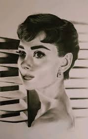 Incredible Audrey artwork by https://theartofchristopher.fr/