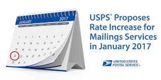 Usps Announces 2017 Postage Rate Increase For Mailing