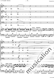 Gloria In D Major 1 Quot Gloria In Excelsis Deo Quot Rv 589 Antonio Vivaldi Sheet Music To Download