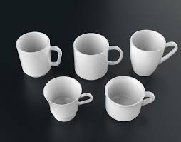 Mug Collection 01 3d Model