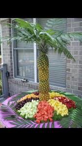 To fruit or not to fruit, that is the question. Homemade Pineapple Party Tree Fruit Display Musely