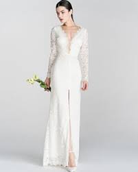 Time after time champagne floral jacquard puff sleeve jumpsuit. Long Sleeve Wedding Dresses Cheap Bridal Gown For Sale Ricici Com