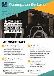 We did not find results for: Info Loker Bagi Penyandang Disabilitas Tubuh Kembali Kami Membuka Lowongan Pekerjaan Bagi Rekan Rekan Penyandang Disabilitas Tuna Daksa Muda Dan Berbakat Untuk Penempatan Area Jakarta Pusat Selama Proses Seleksi Dan Rekrutmen Kpsg Tidak