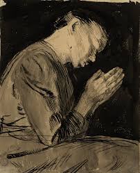 Kathe Kollwitz Praying Woman 1892 Modernhistory Modern History Hsc In 2020 Kathe Kollwitz Art Famous Art