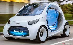 smart vision eq fortwo concept envisions autonomous city car of the future autoconception com city car car sharing smart car