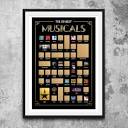 Amazon.com: 50 Best Musicals Scratch Off Poster - Broadway Gifts ...