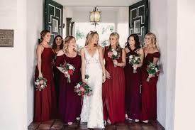 An Elegant Blush Red Sarasota Wedding Mismatched Red Bridesmaid Dresses Mismatched Burgundy Bridesmaid Dresses Neutral Bridesmaid Dresses