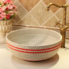 In this scenario, you will need a. Red Thread Pattern Porcelain Bathroom Vanity Bathroom Sink Bowl Countertop Ceramic Wash Basin Bathroom Sink Basin Mixer Sink Foodbasin Glass Aliexpress