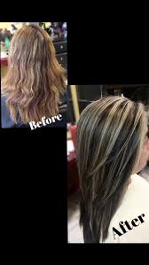 Dark Brown With Platinum Highlights Brown Hair With Blonde Highlights Pretty Hair Color Dark Brown Hair With Blonde Highlights